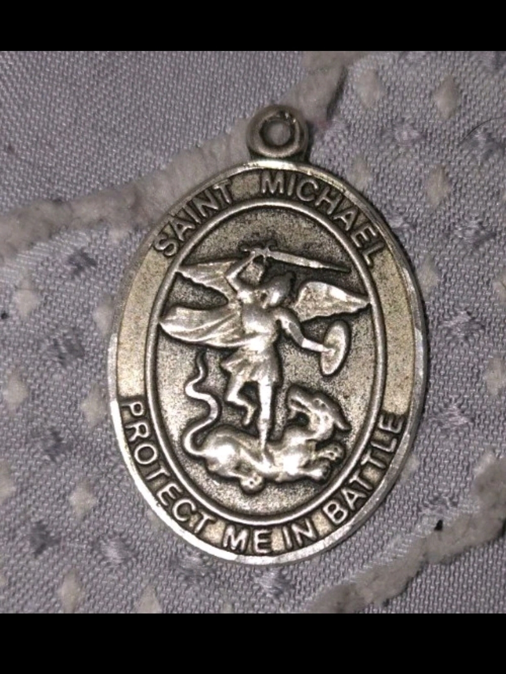 St Michael protect us pendant